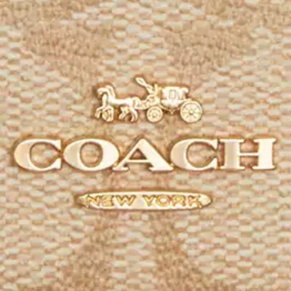$69 NWT COACH Id Case In Signature Canvas Floral Print - Picture 2 of 4